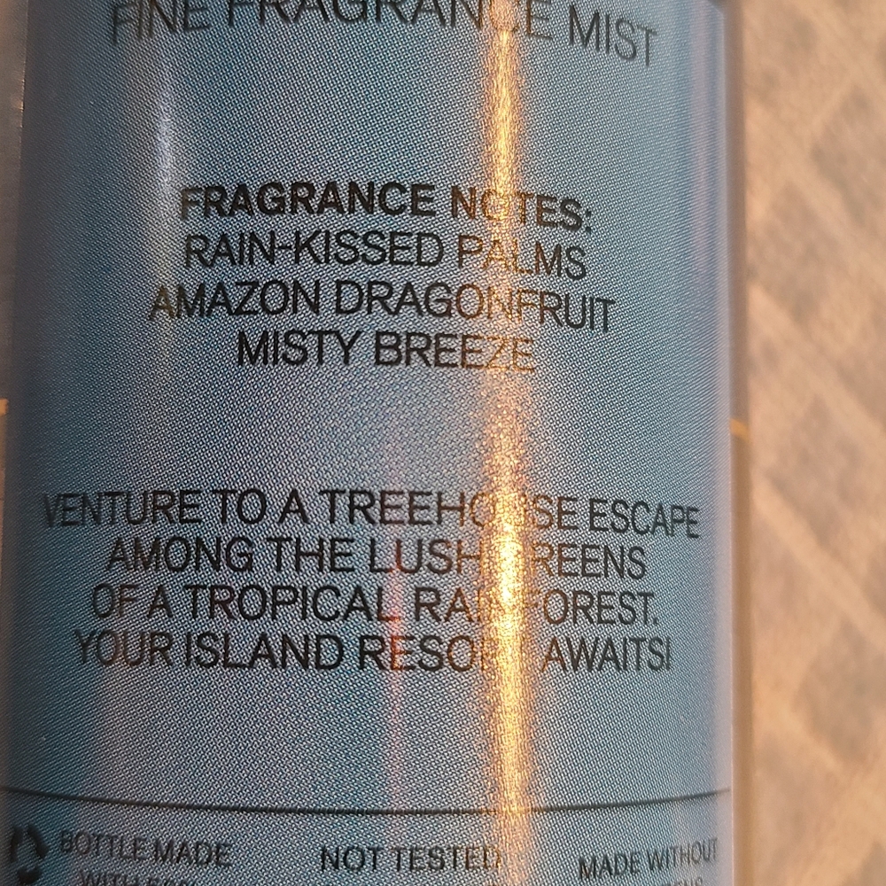 Fresh Jungle Rain Bath & Body Works Discontinued Fine Fragrance Mist! - Picture 4 of 4